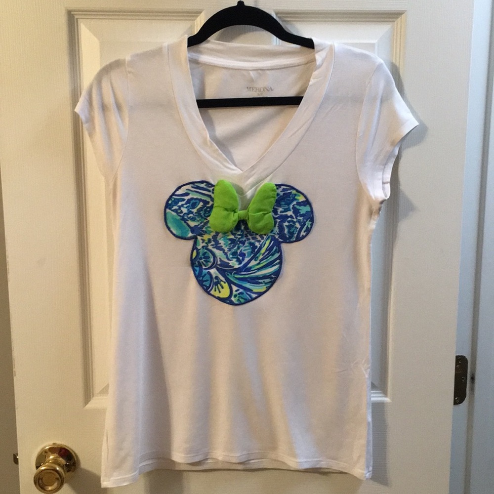 Lilly Pulitzer inspired Disney shirt